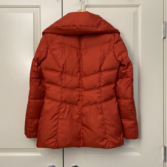 Andrew Marc Down Puffer Jacket, Orange - Picture 3 of 7